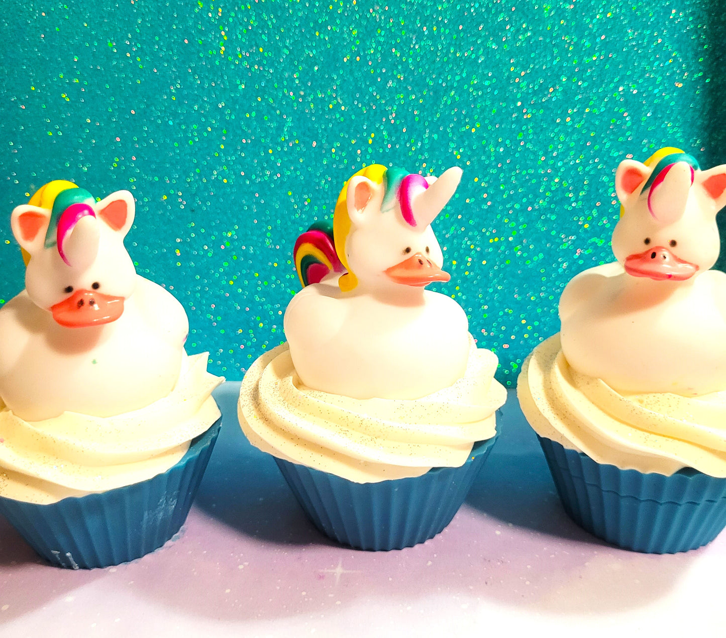 Unicorn Dreams Rubber Ducky Soap – Cotton Candy Scent-fantasy-cute-party favors-gift ideas-stocking stuffers