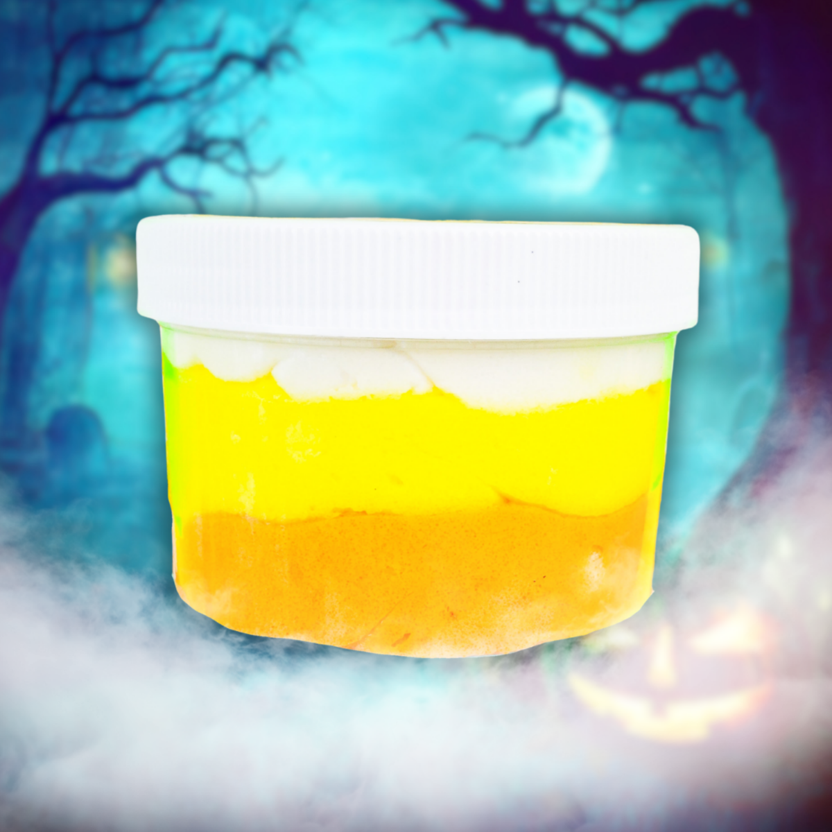Candy Corn Witch whipped sugar scrub-witch-candy-halloween-magic-fantasy-gift ideas-party favors