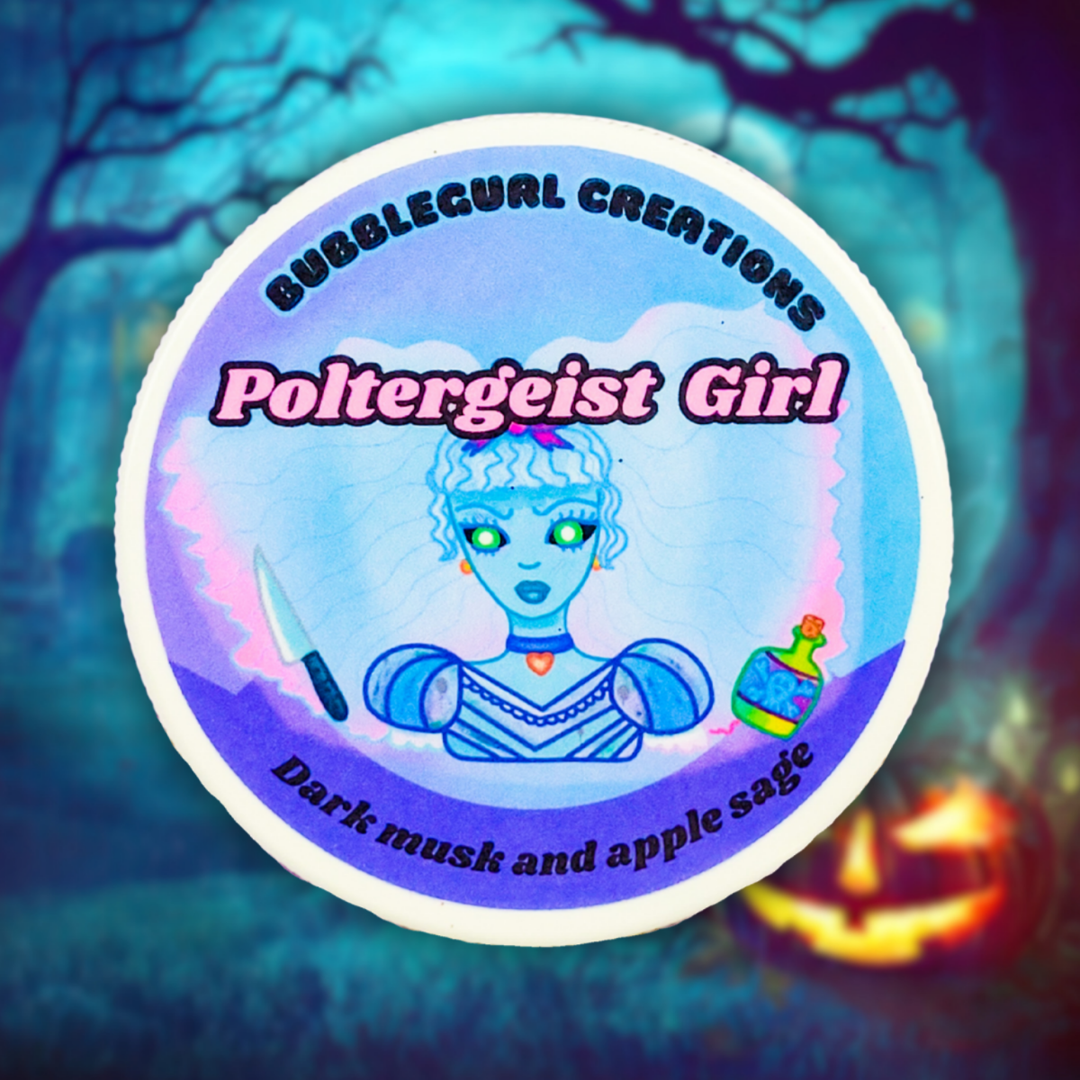 Poltergeist whipped sugar scrub-ghost-halloween-spooky-gift ideas-party favors