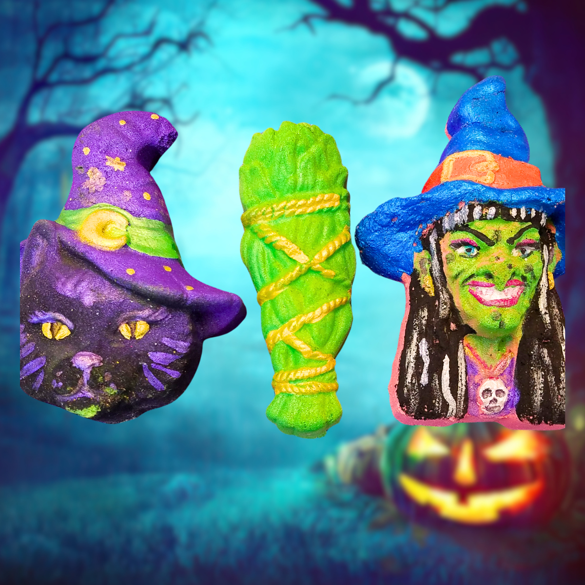 whimsical witches bath bomb set